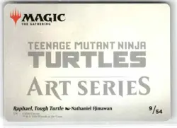 Raphael Tough Turtle Art Card 9 MTG ASTMT S NM - Image 2