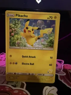 Pikachu 19/68 Hidden Fates Regular Rare Cute Pokemon Card ✨🩷 - Image 1
