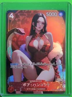 BOA HANCOCK Waifu Goddess Prismatic Refractor Card CUSTOM MADE - Image 3