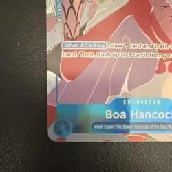 Bandai One Piece Card Game Boa Hancock OP02-059 Alt Art Foil Special EN - Image 5