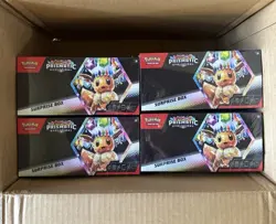 Pokemon TCG Scarlet & Violet Prismatic Evolutions Surprise Box Lot of 9 Sealed - Image 1
