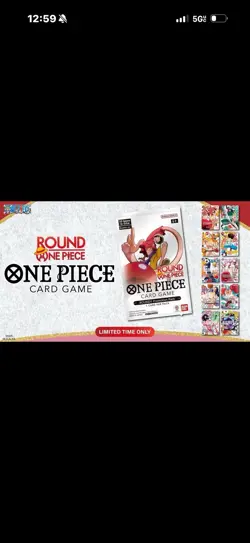 Round 1 One Piece Card Game Promotional Pack - English Presale ALL 10 packs - Image 1