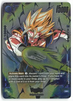 Vegito FB04-046 R Alt Art Fusion World Dragon Ball Super Card - Image 2