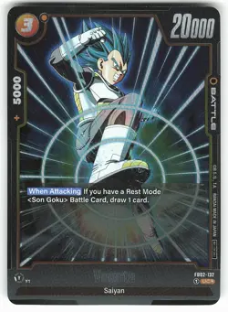 Vegeta FB02-132 UC Parrell Rare Fusion World Dragon Ball Super Card - Image 1
