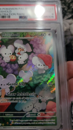 2023 POKEMON PAL EN-PALDEA EVOLVED ILLUSTRATION RARE #226 MAUSHOLD PSA 9 - Image 2