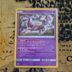 Pokemon Mewtwo SM214 Sun & Moon Black Star Promo Holo - Image 1
