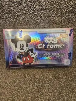 2026 Topps Chrome Disney Hobby Box Brand New Factory Sealed - Image 1