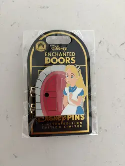 Alice & White Rabbit Wonderland Disney Enchanted Doors Pin LE3400 - New/In hand - Image 1