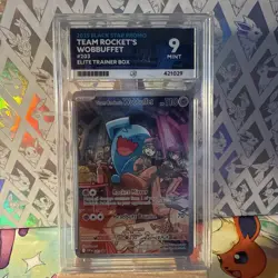 Pokemon TCG Team Rockets Wobbuffet 203 Destined Rivals ETB Promo, Sealed - Image 1
