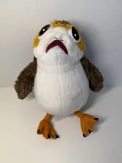 Disney Star Wars The Last Jedi PORG 10-12” Plush Stuffed Toy Birdlike Owl - Image 1