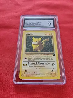 Pokemon: Pikachu World Coll. Portuguese Black Star Promo #1 - CGC 9 Mint - D42 - Image 4