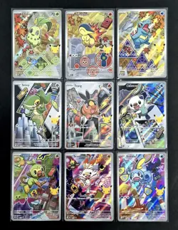 Pokemon First Partner Illustration Collection Series 2 Complete Set Of 9 Cards - Image 1