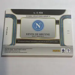 Kevin de Bruyne /5 Jumbo Swatch Panini 2025/26 Select Serie A. Napoli Belgium - Image 3