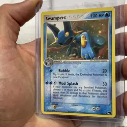 Pokemon Swampert 5/17 Non Holo Rare Pop Series 1 NM Pokemon TCG Near Mint 2004 - Image 2