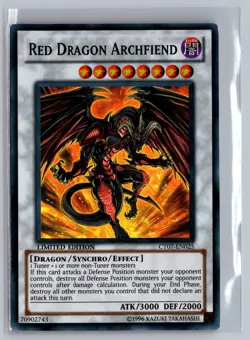 Red Dragon Archfiend CT07-EN025 2010 Collectors Tins Yu-Gi-Oh Limited NM - Image 1
