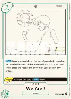 One Piece We Are! - EB02-020 - R - Foil, Lightly Played Extra Booster: Anime 25t - Image 1