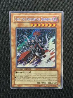 Gorz The Emissary Of Darkness DLG1-EN000 Secret Dark Legends - Played - YuGiOh - Image 1