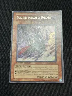 Gorz The Emissary Of Darkness DLG1-EN000 Secret Dark Legends - Played - YuGiOh - Image 2