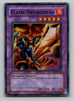 Flame Swordsman LOB-003 The Legend of Blue Eyes White Dragon Unlimited LP - Image 1
