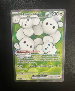 The Pokemon Company Maushold ex 233/182 Sv04 Paradox Rift UR Full Art Holo Eng - Image 1