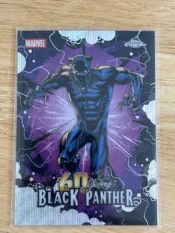 Topps Marvel Chrome 2026 - 60 Years Black Panther Insert Card - Image 1