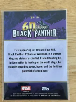 Topps Marvel Chrome 2026 - 60 Years Black Panther Insert Card - Image 2
