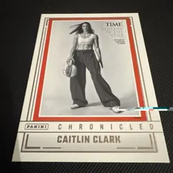 Caitlin Clark 2025 Panini Chronicles TIME Athlete of the Year #99 Chronicled - Image 2
