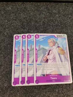 X4 Tsuru OP16-067 UC One Piece OP16 The Time of Battle NM - Image 1