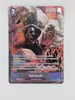 ONE PIECE Sakazuki (Alt Art) OP16-065 SR The Time of Battle ENGLISH - Image 1