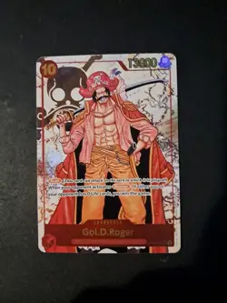 One Piece CCG Gol.D.Roger OP09-118 Alternate Art Secret Rare English Edition - Image 1