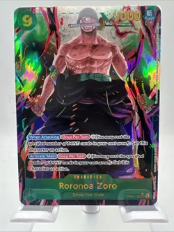 Roronoa Zoro OP06-118 Parallel Alt Art SEC-Wings of Captain-ONE PIECE NM - Image 1