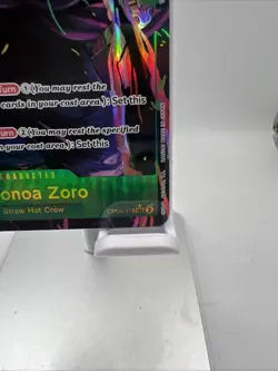 Roronoa Zoro OP06-118 Parallel Alt Art SEC-Wings of Captain-ONE PIECE NM - Image 3