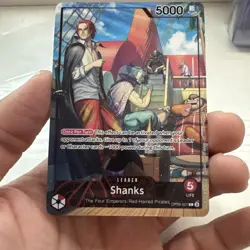One Piece Shanks (2025 PSA Magazine Promo) OP09-001 Promo Card Foil NM - Image 1