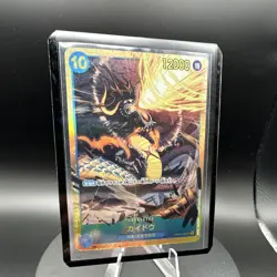 Bandai One Piece Kaido OP05-118 SEC Alt Art Foil Japanese 12000 Power - Image 1
