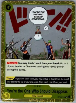 You're the One Who Should Disappear OP06-115 Wings of Captain - One Piece - NM - Image 1