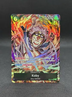 One Piece Koby EB04-044 Super Rare Alt Art from Adventure on Kami’s Island NM - Image 1