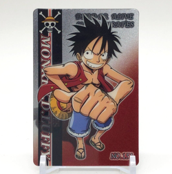 Monkey . D . Luffy One Piece Gummy Card Trading Card TCG BANDAI 2004 #151 - Image 1