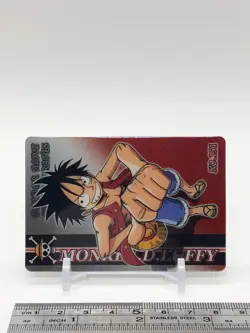 Monkey . D . Luffy One Piece Gummy Card Trading Card TCG BANDAI 2004 #151 - Image 3