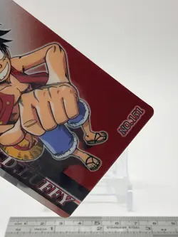 Monkey . D . Luffy One Piece Gummy Card Trading Card TCG BANDAI 2004 #151 - Image 5