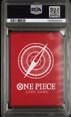 2025 ONE PIECE OP13-CARRYING ON HIS WILL ALTERNATE ART MONKEY D. LUFFY PSA 10 - Image 2