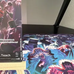 Bandai Marshall.D.Teach OP09-081 foil Alt Art Special Leader 5000 Power EN - Image 3