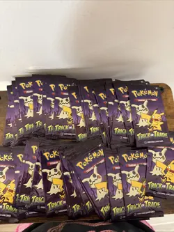 (43) POKEMON TRICK OR TRADE 2023 SEALED BOOSTER PACKS HALLOWEEN - Image 1