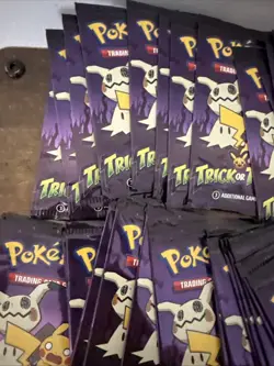 (43) POKEMON TRICK OR TRADE 2023 SEALED BOOSTER PACKS HALLOWEEN - Image 3