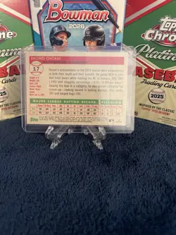 2025 Topps Chrome Platinum Shohei Ohtani #17 Dodgers - Image 2