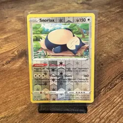 Pokemon TCG Snorlax 143/196 SWSH11 Lost Origin Reverse Holo Rare English 150 - Image 1