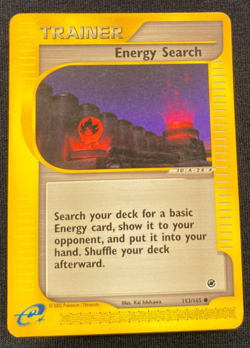 Energy Search 153/165 Trainer Pokemon Card HP - Image 1