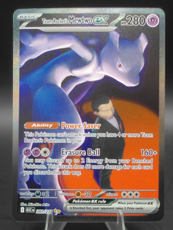 Team Rocket's Mewtwo ex 281/217 SIR Pokemon Me: Ascended Heroes Holo - Image 1