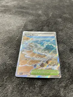 Pokemon TCG Surfing Beach 114/086 Pokemon Chaos Rising ULTRA RARE HOLO - Image 2