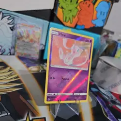Mew 32/68 Rare Hidden Fates Pokemon Reverse Holo Near Mint - Image 2