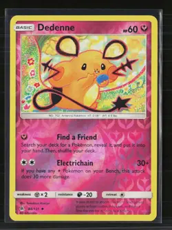 Pokemon 2018 Forbidden Light Dedenne #88/131 - Image 1